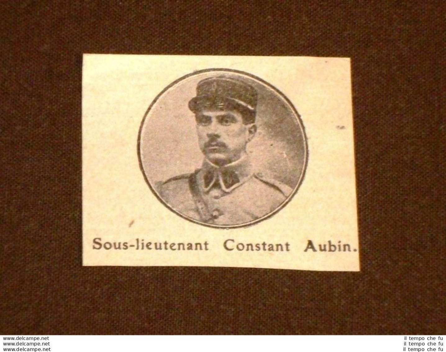 Sous Lieutenant Constant Aubin - Autres & Non Classés