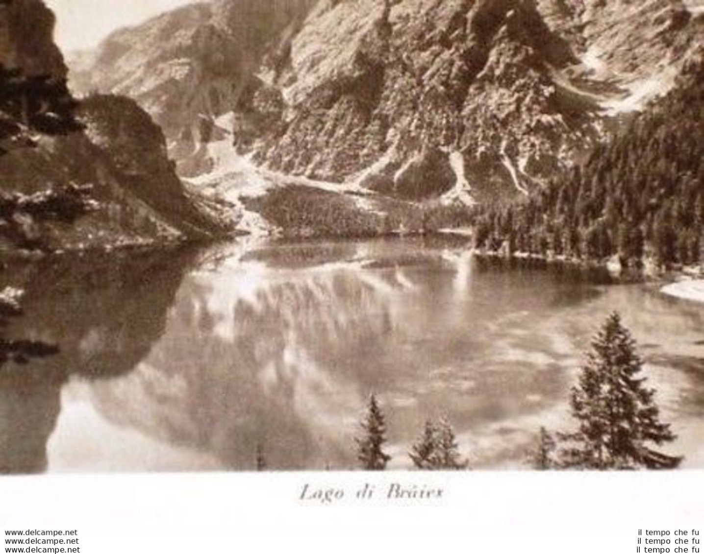 Foto Del Lago Di Braies E San Vigilio Di Marebbe - Andere & Zonder Classificatie