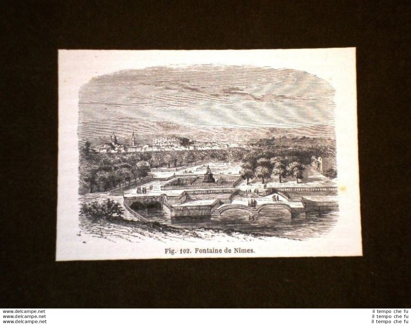 La Fontana Di Nimes Nel 1864 - Avant 1900