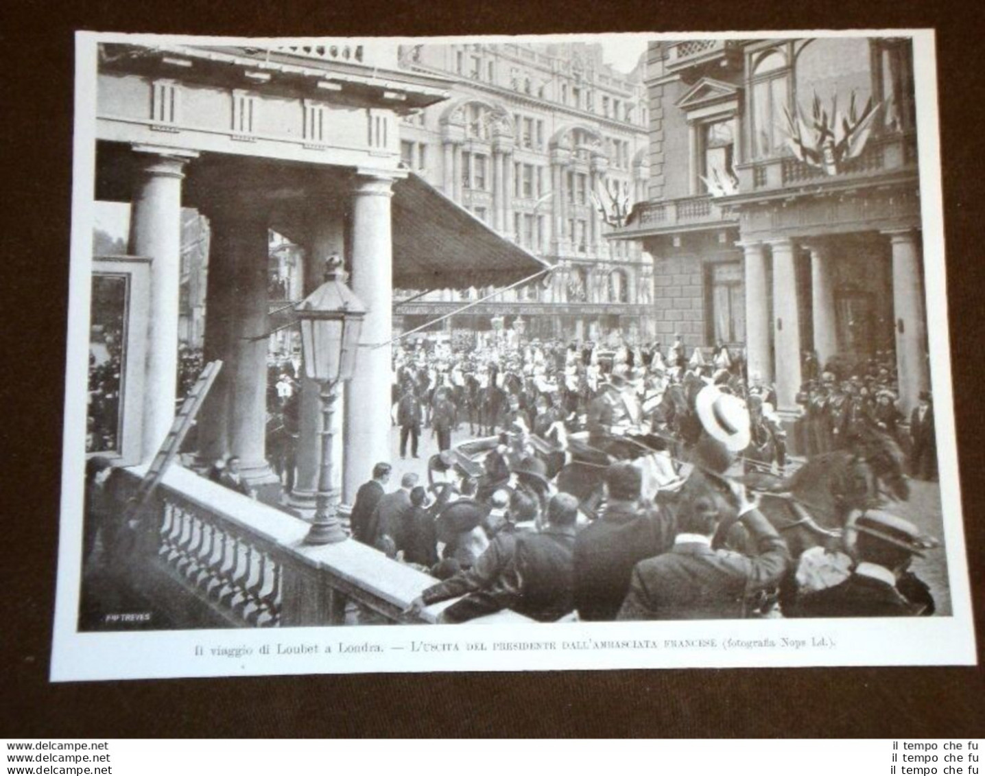 Il Presidente Di Francia Loubet In Inghilterra Nel 1903 L'Ambasciata Francese - Sonstige & Ohne Zuordnung