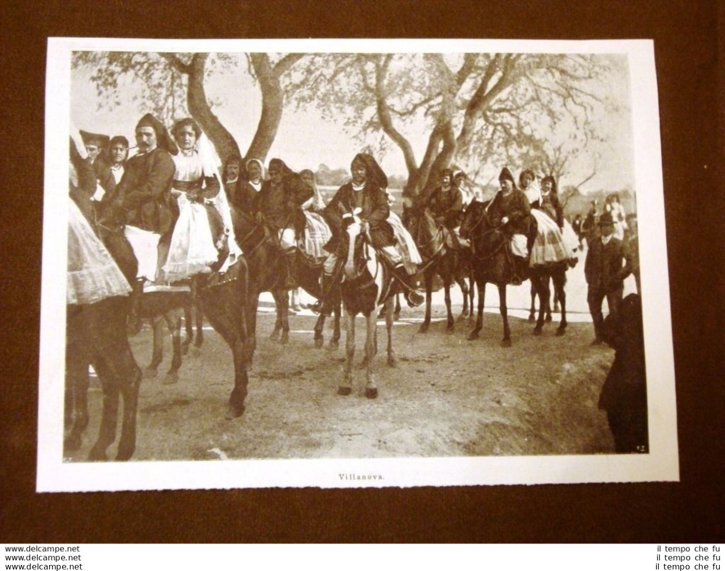 Re Umberto I E Margherita Di Savoia In Sardegna Nel 1899 Costume Di Villanova - Vor 1900