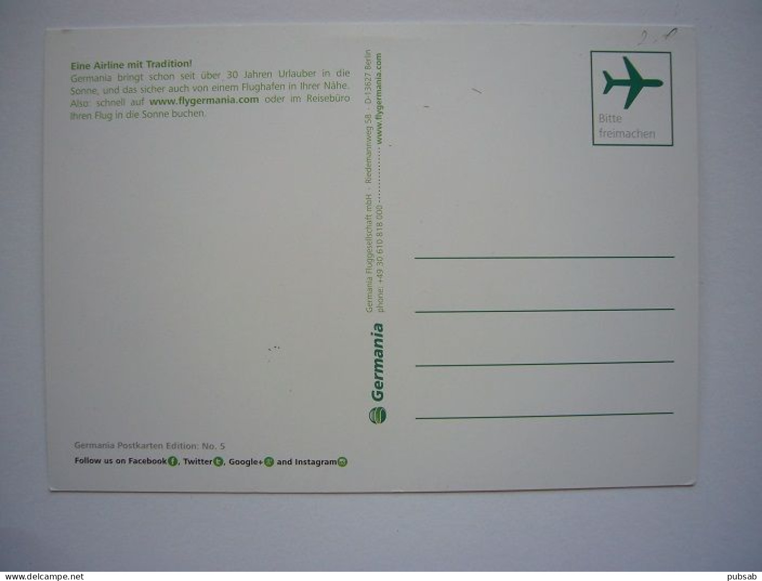 Avion / Airplane / GERMANIA / Boeing 737-75B / Airline Issue - 1946-....: Ere Moderne