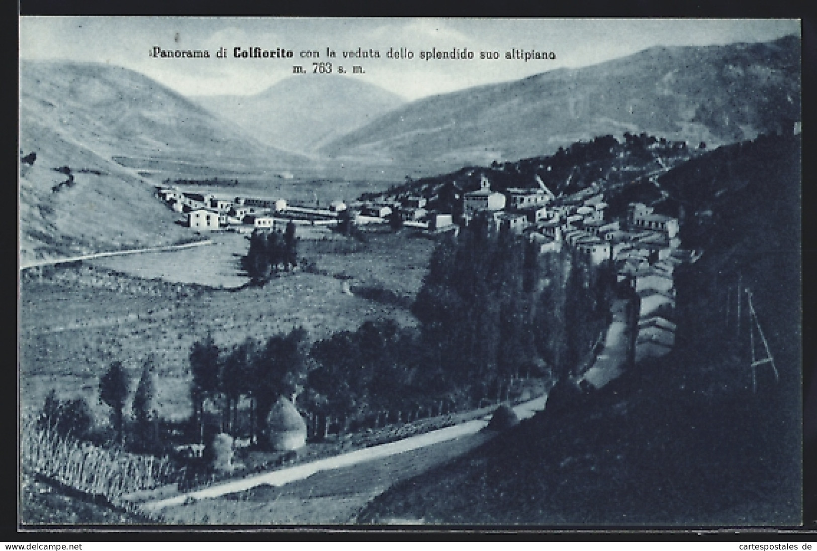 Cartolina Colfiorito, Panorama Con La Veduta Dello Splendido Suo Altipiano  - Sonstige & Ohne Zuordnung