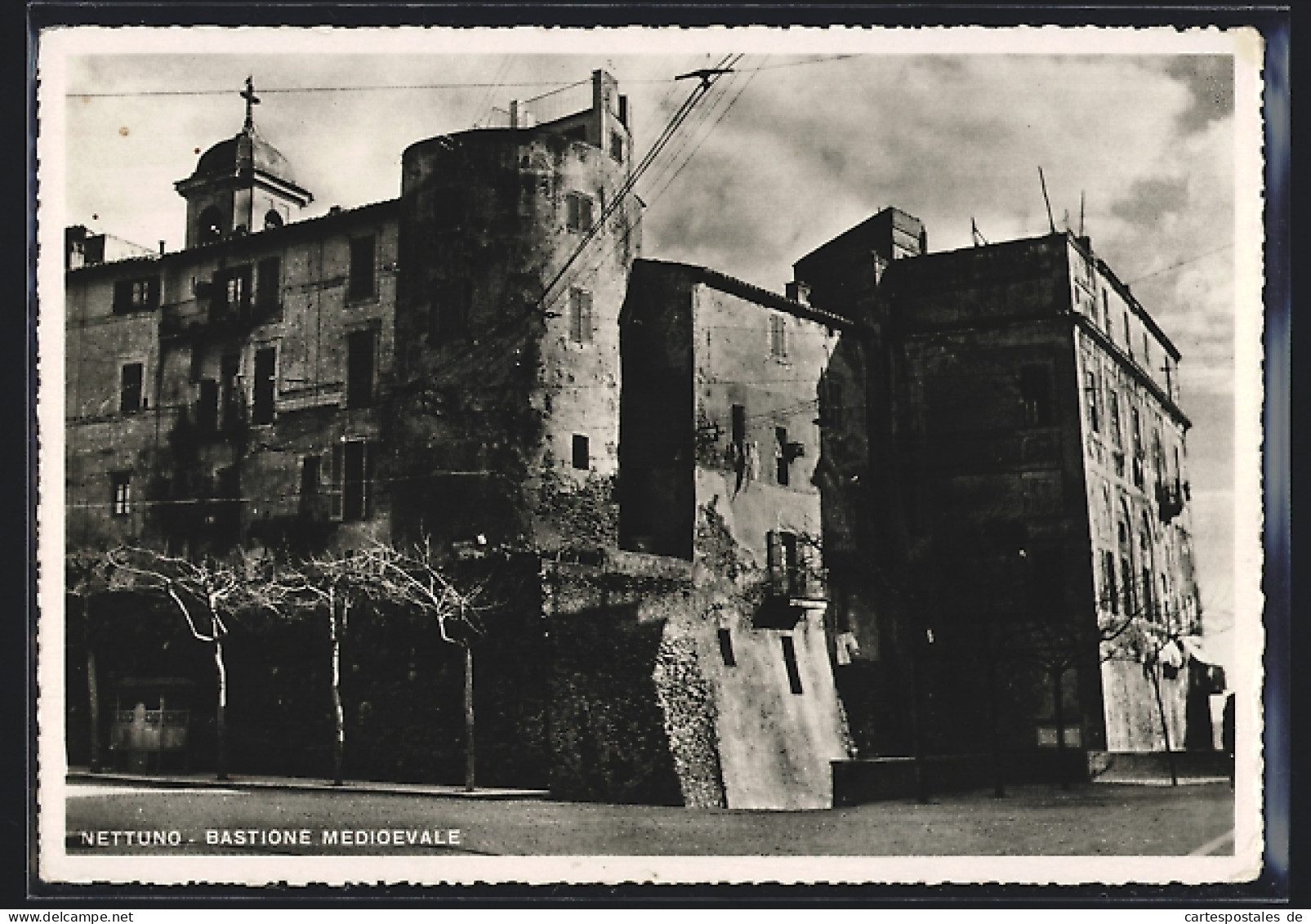 Cartolina Nettuno, Bastione Medioevale  - Sonstige & Ohne Zuordnung