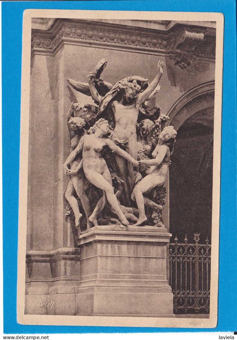 75 PARIS - La Danse De Carpeaux (Opéra) - Circulée 1929 - Andere Monumenten, Gebouwen