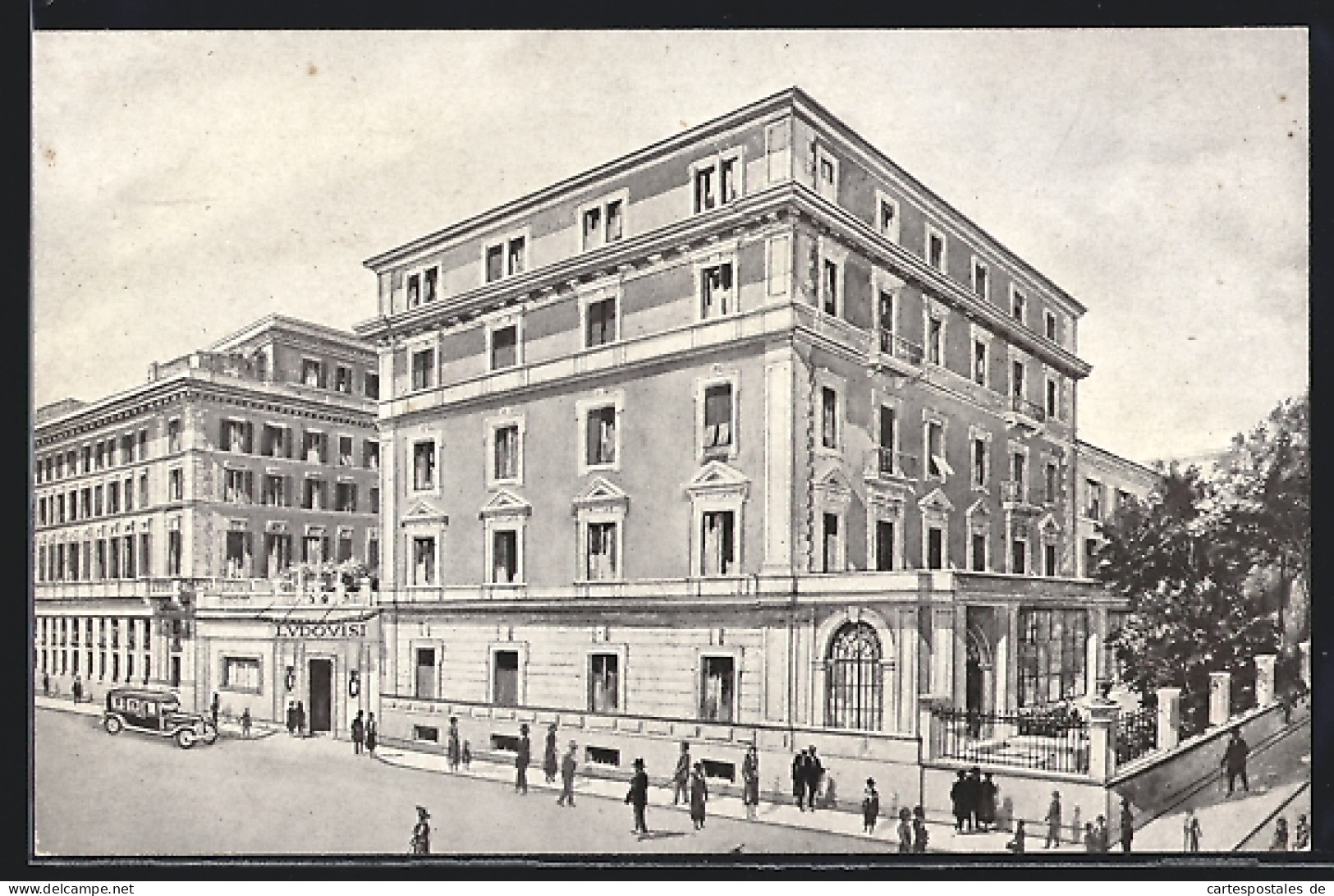 Cartolina Roma, Hotel Ludovisi, Via Liguria 36  - Autres & Non Classés