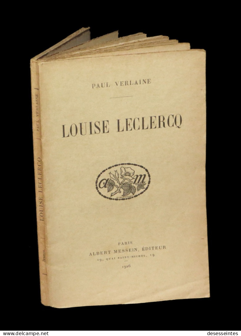 [SYMBOLISME] VERLAINE (Paul) - Louise Leclercq. - 1801-1900