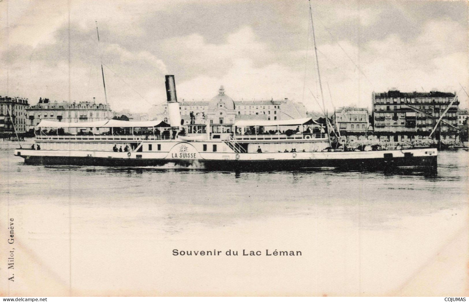 SUISSE _S28777_ Souvenir Du Lac Léman - Other & Unclassified