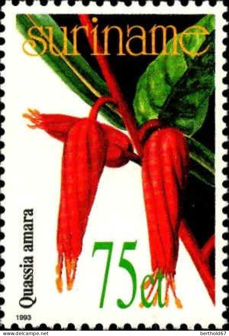 Suriname Poste N** Yv:1277/1280 Flore Indigène - Sonstige & Ohne Zuordnung