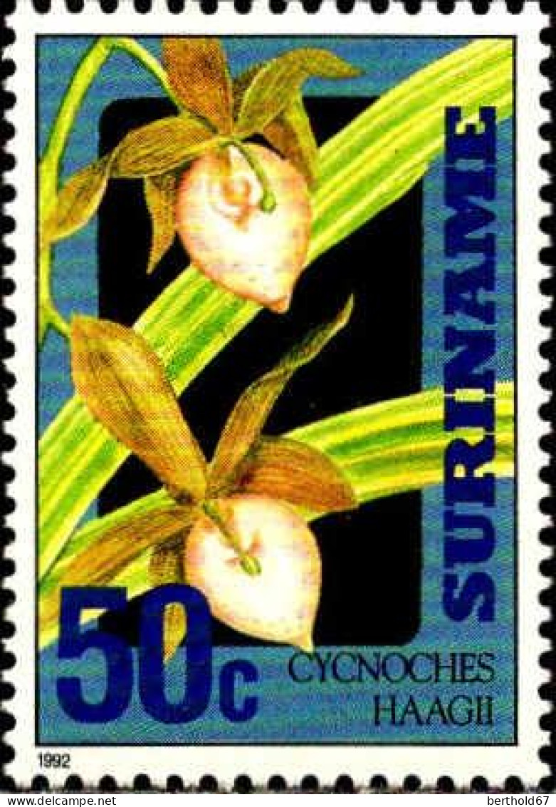 Suriname Poste N** Yv:1246/1251Orchidées - Orchids