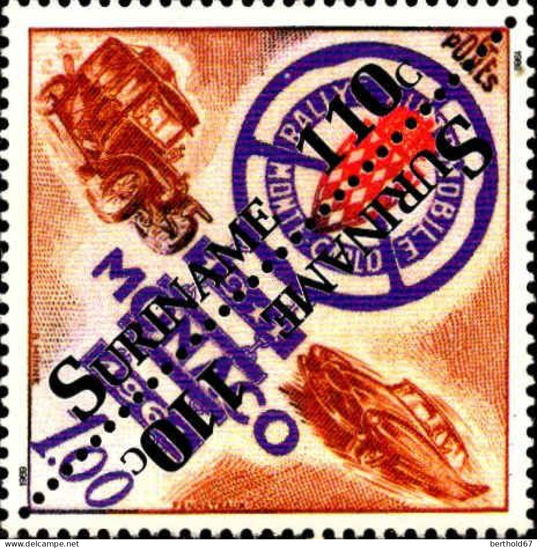 Suriname Poste N** Yv:1151/1162  Voitures - Auto's