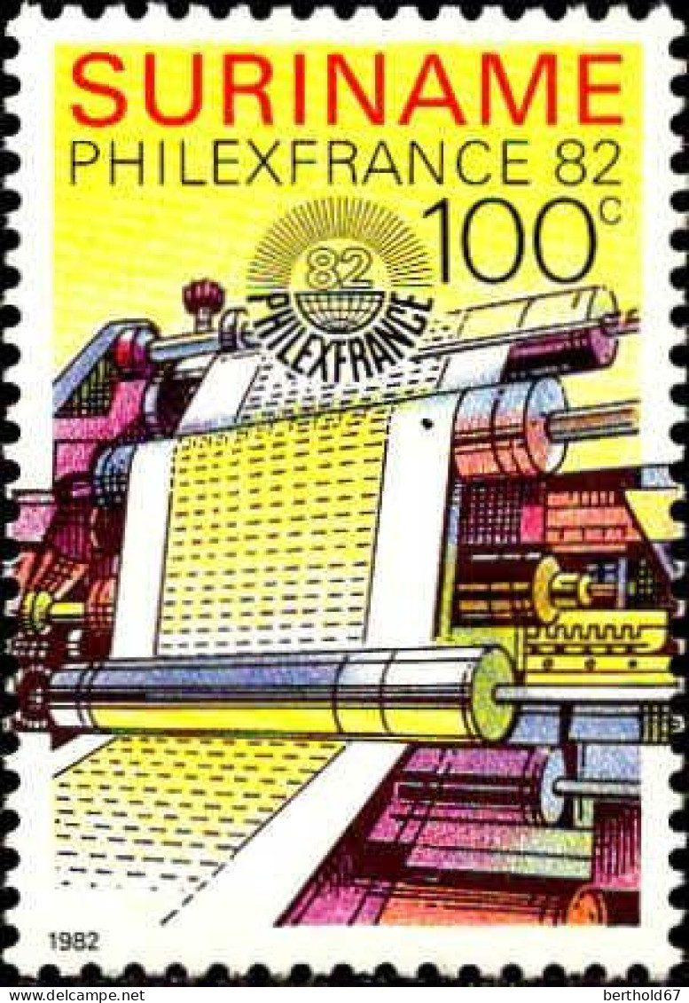 Suriname Poste N** Yv: 856/858 Exposition Philatélique Philexfrance - Philatelic Exhibitions