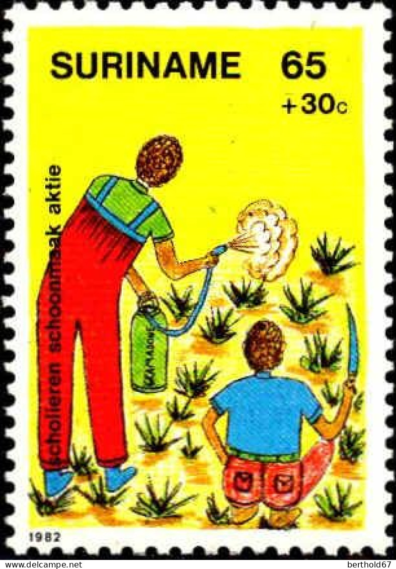 Suriname Poste N** Yv: 866/870 Pour L'enfance - Andere & Zonder Classificatie