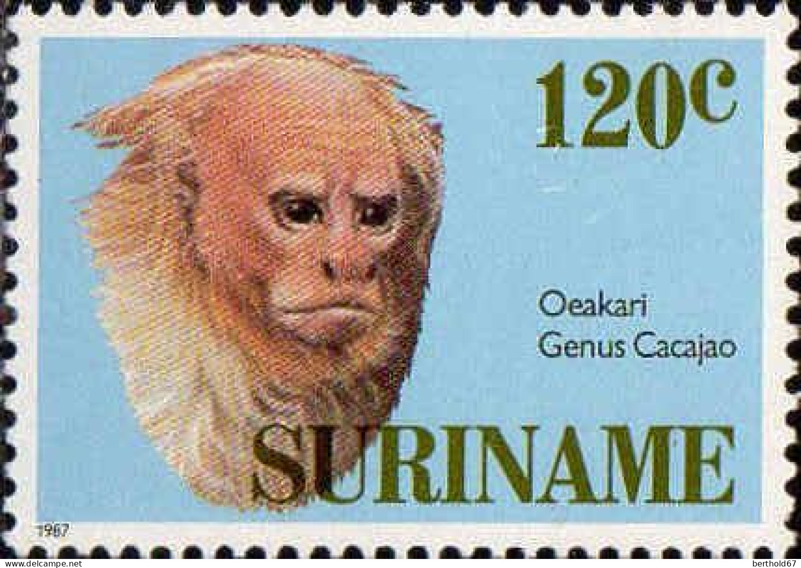 Suriname Poste N** Yv:1061/1064 Singes De Suriname - Affen