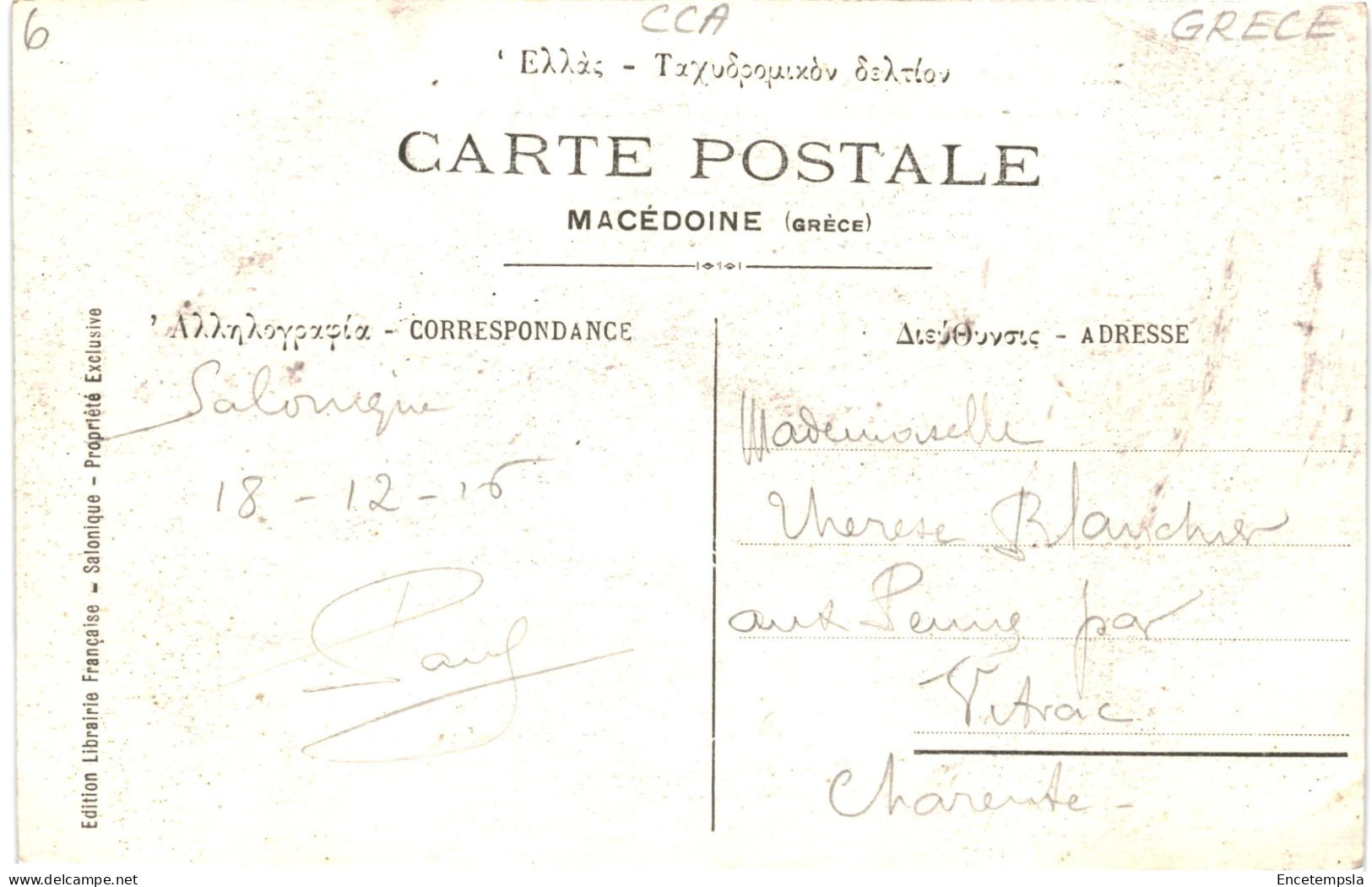 CPA Carte Postale  Grèce Scènes Et Types De Macédoine Paysanne 1916 VM80763ok - Greece