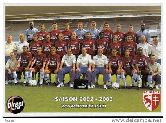 10X15   FC Metz  Saison 2002-2003 - Altri & Non Classificati