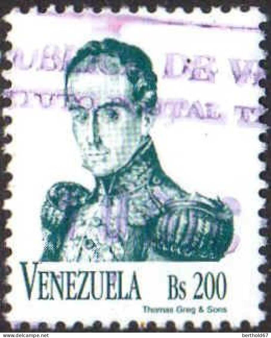Venezuela Poste Obl Yv:1894 Mi:3065 Simon Bolivar (Belle Obl.mécanique) - Venezuela