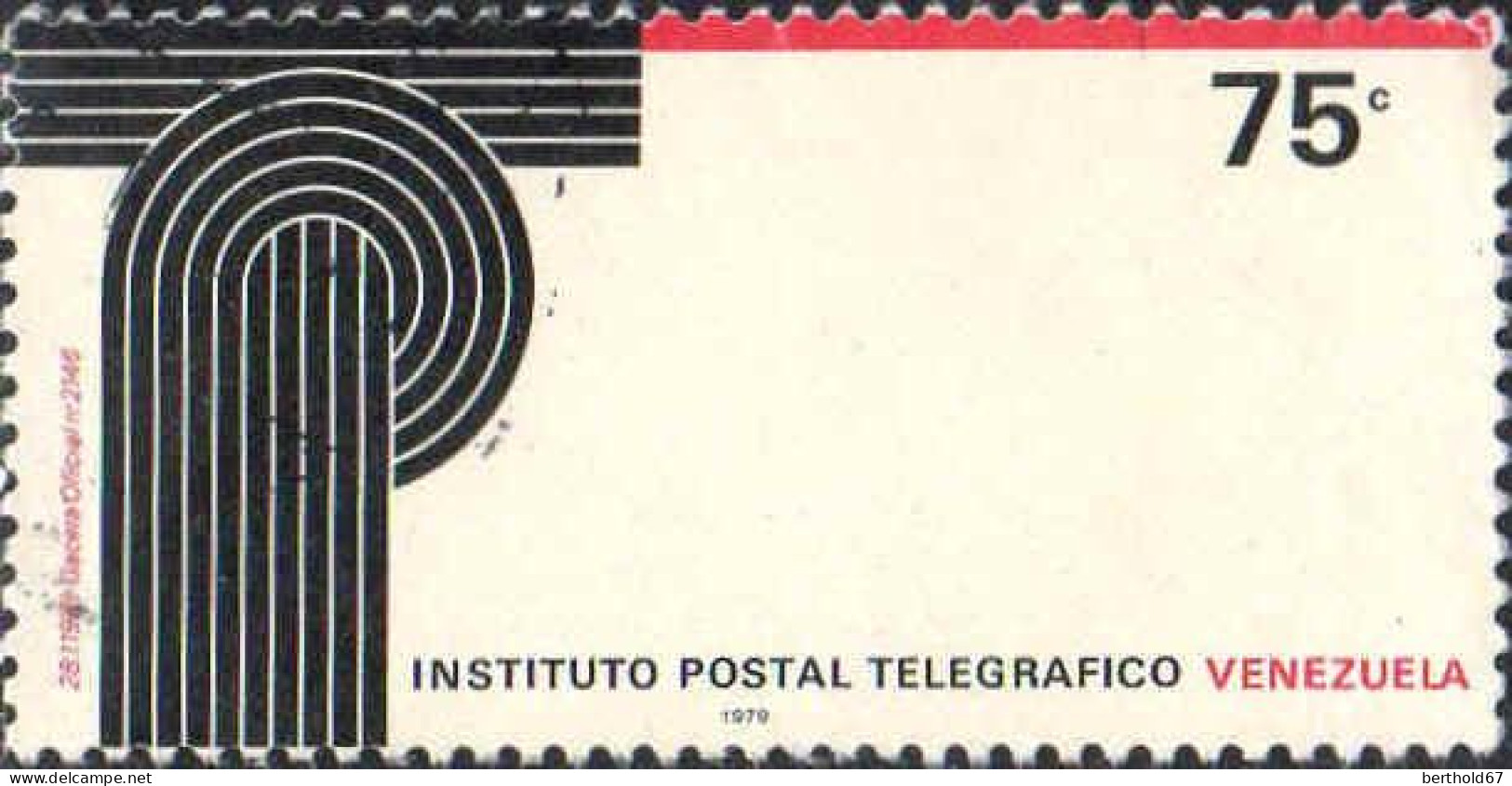 Venezuela Poste Obl Yv:1044 Mi:2112 Instituto Postal Telegrafico (cachet Rond) - Venezuela