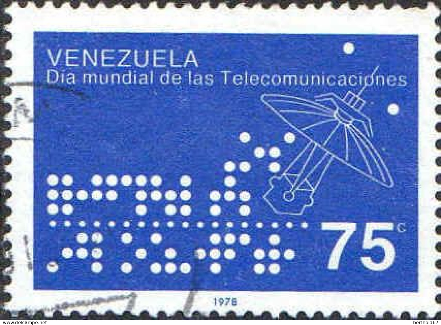 Venezuela Poste Obl Yv:1024 Mi:2081 Dia Mundial De Las Telecomunicaciones (Beau Cachet Rond) - Venezuela