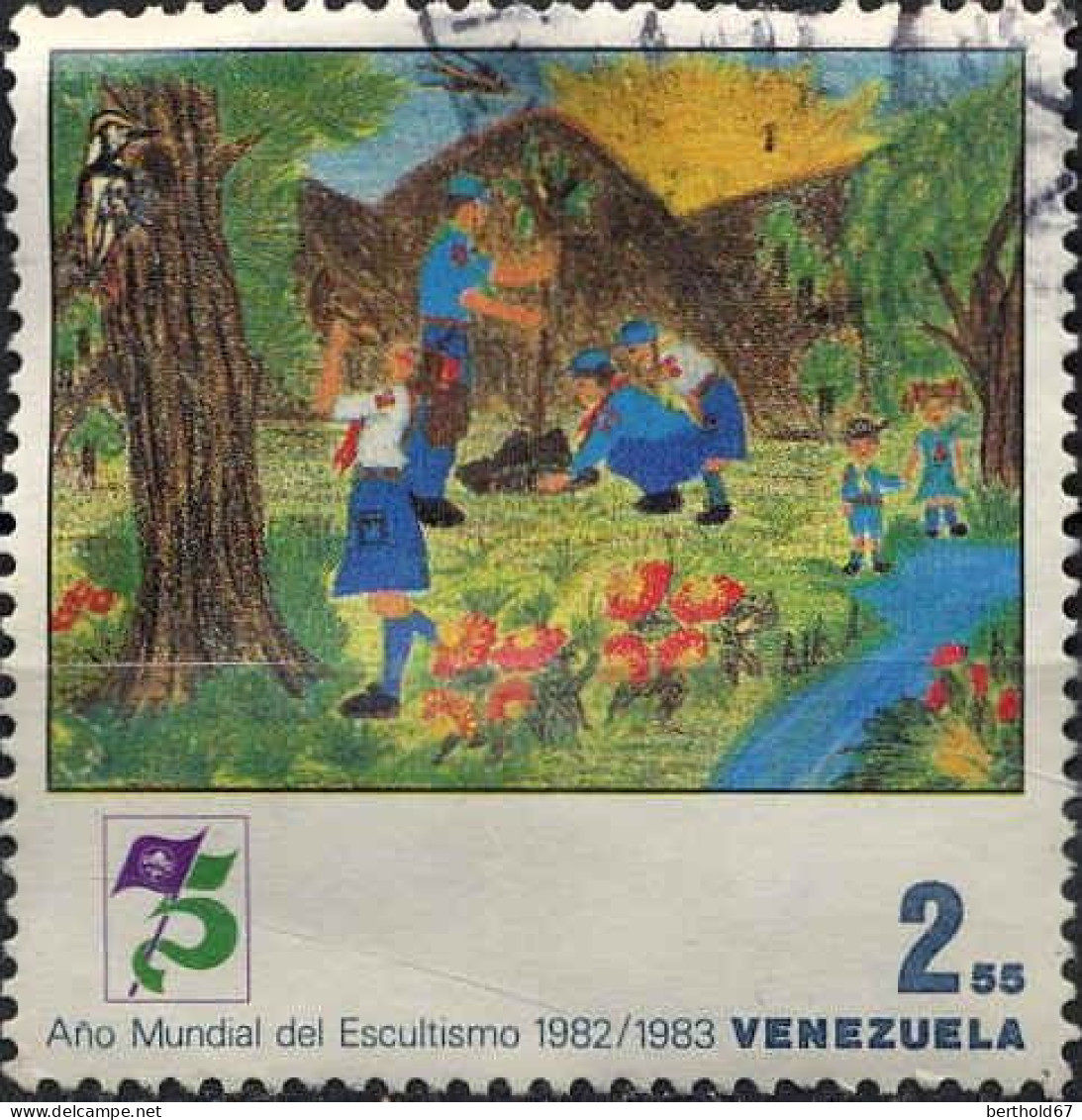 Venezuela Poste Obl Yv:1145 Mi:2260 Ano Mundial Del Escultismo (cachet Rond) - Venezuela