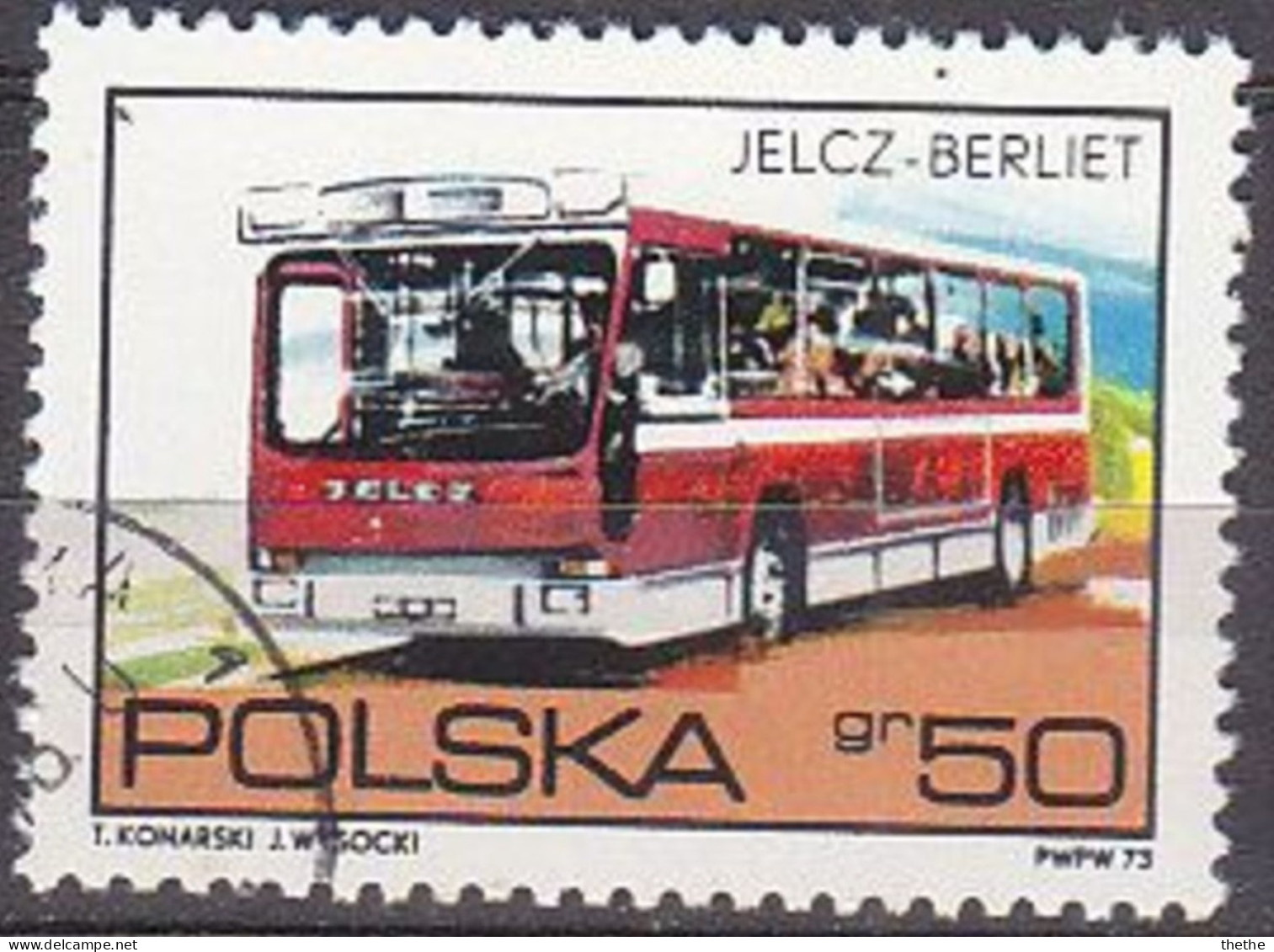 POLOGNE -  Voiture Jelcz-Berliet - Cars