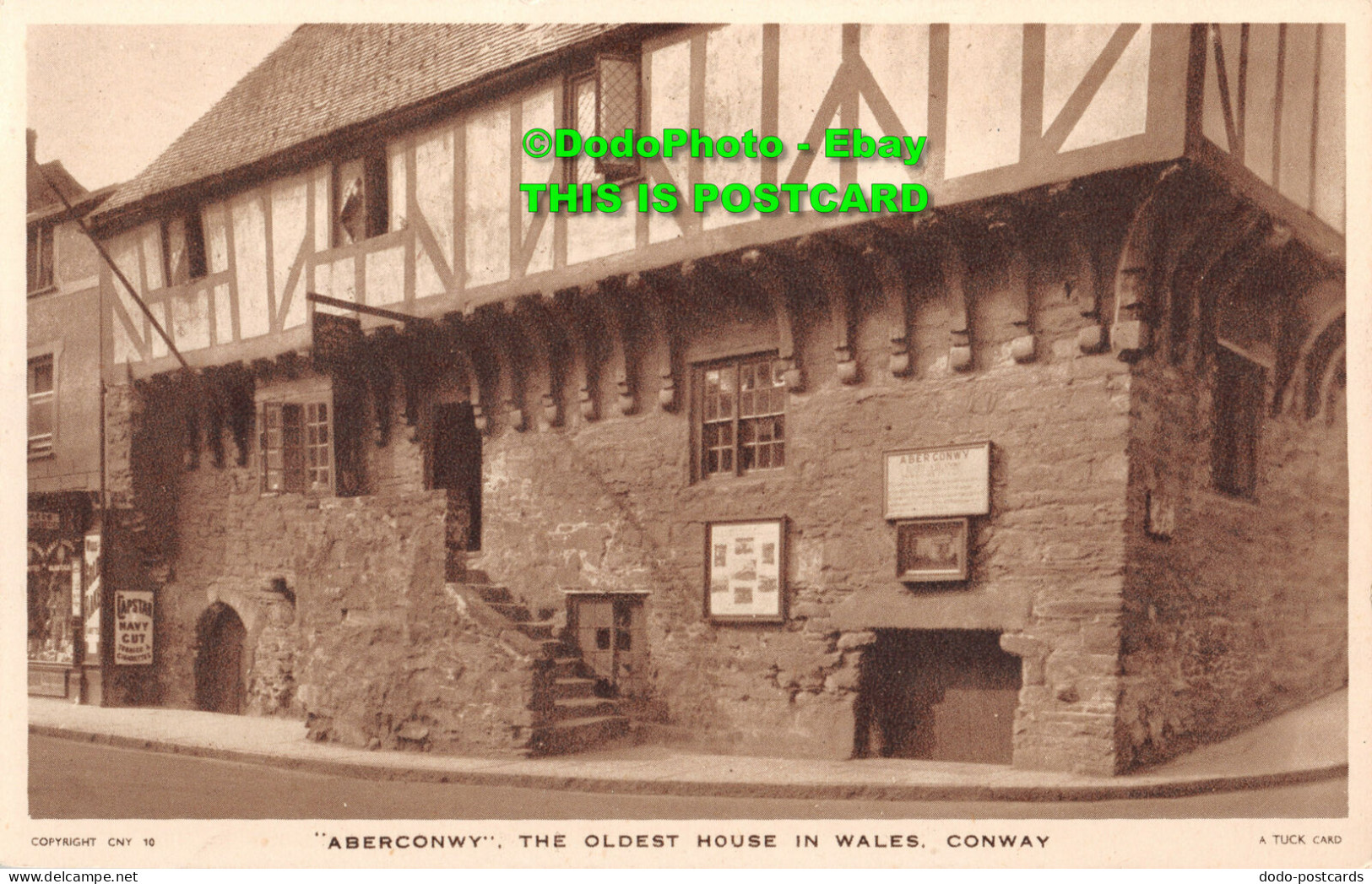 R356531 Aberconwy. The Oldest House In Wales. Conway. Tuck - Monde