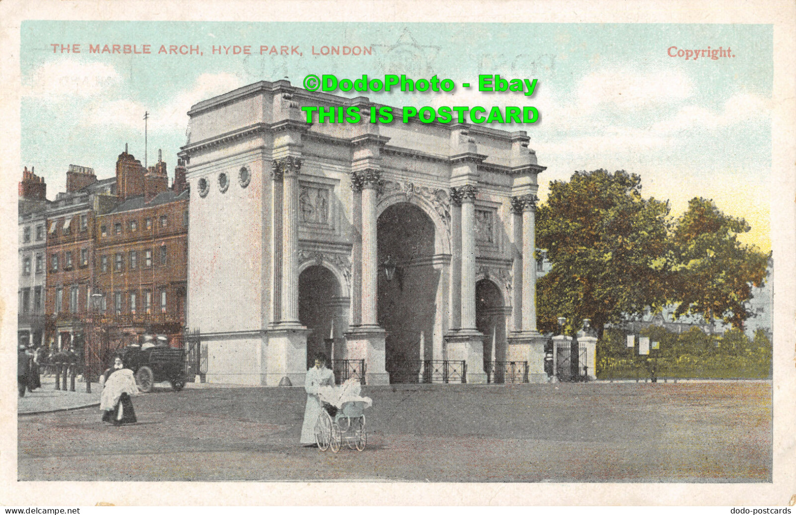 R356922 The Marble Arch. Hyde Park. London. D. And D - Altri & Non Classificati