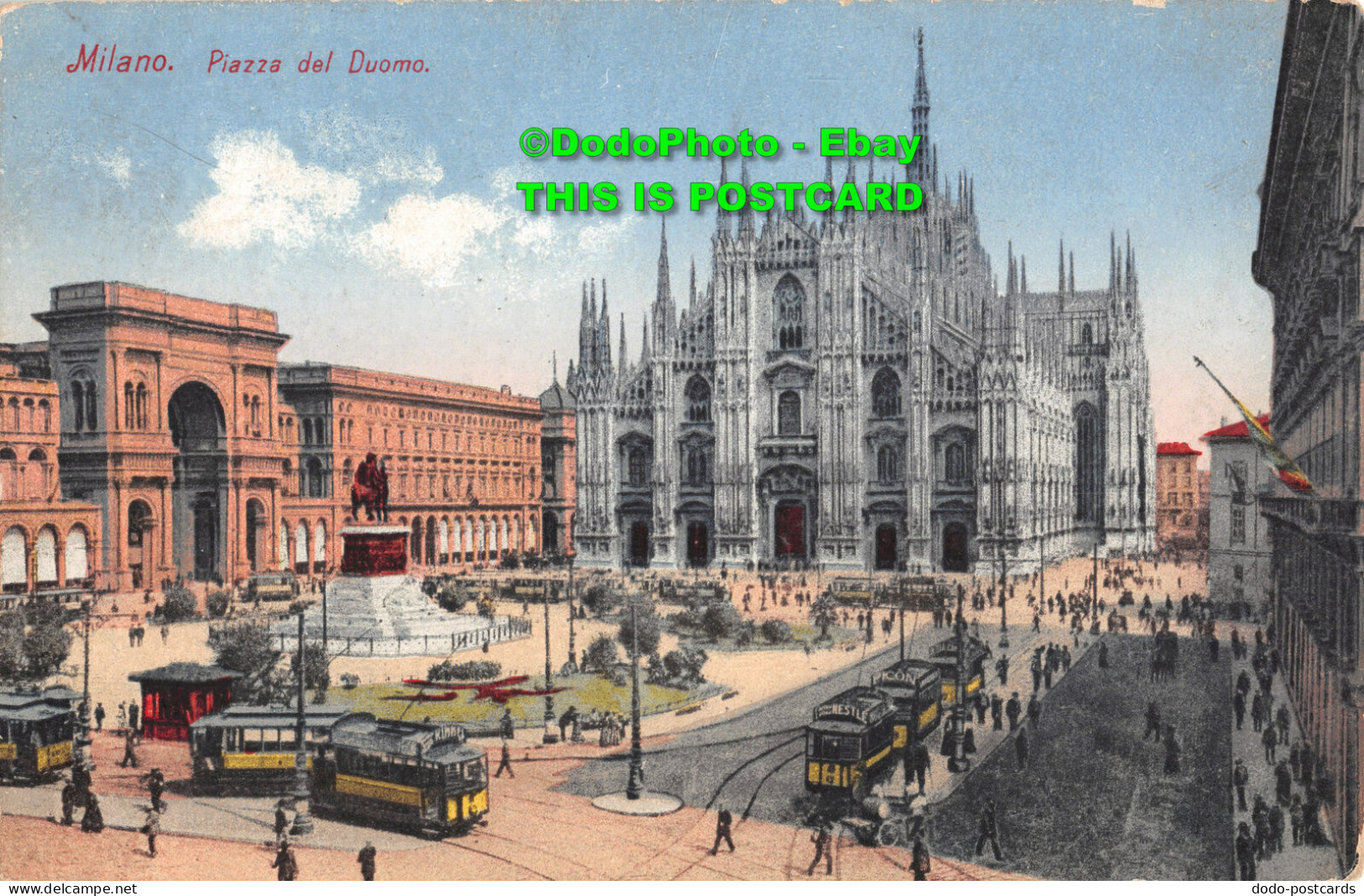 R356535 Milano. Piazza Del Duomo. No. 1. Luigi Grassi. 3796 - Monde