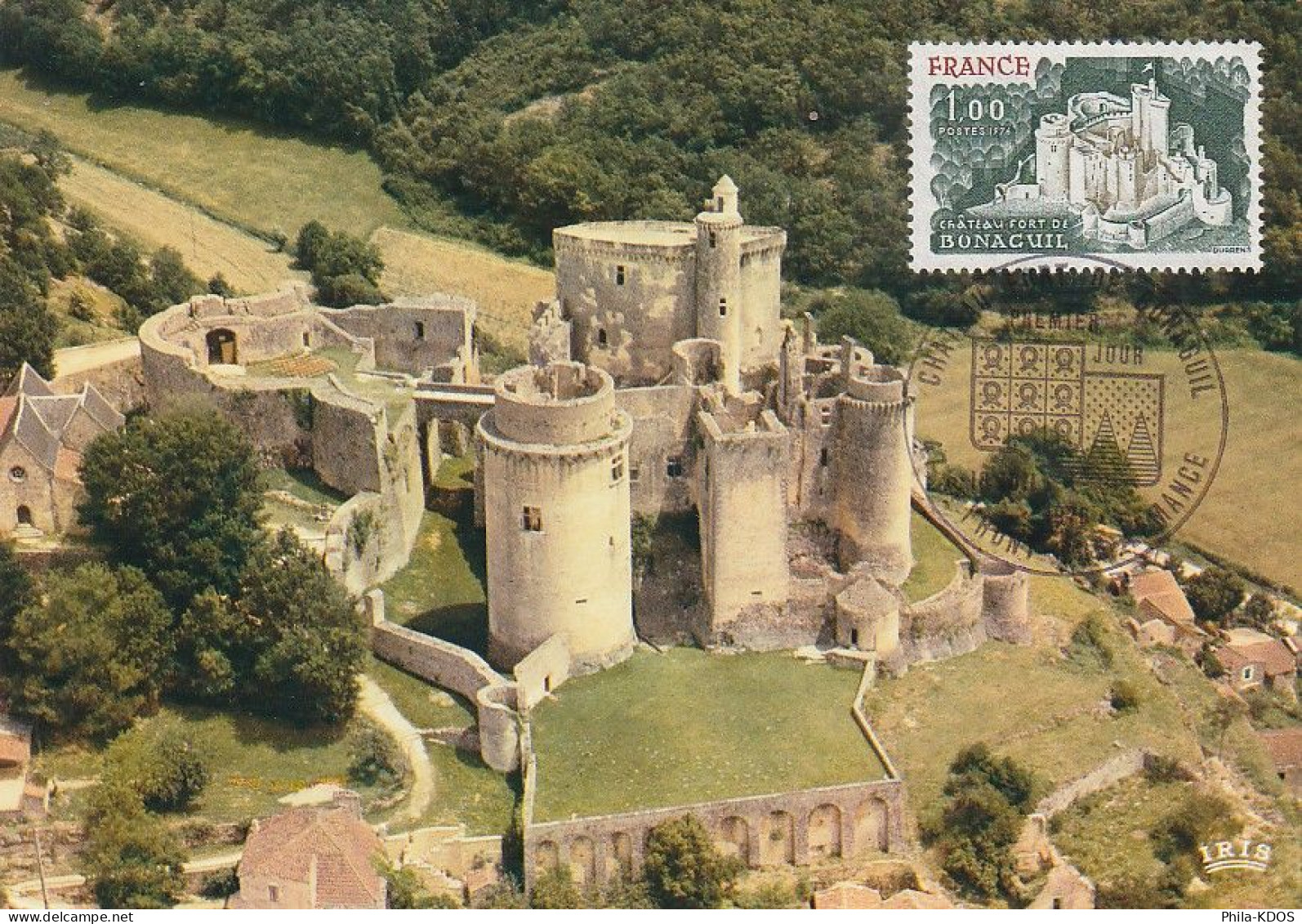 " CHATEAU DE BONAGUIL " Sur Carte Maximum N° YT 1871 En Parfait état. CM à Saisir !!! - Castles