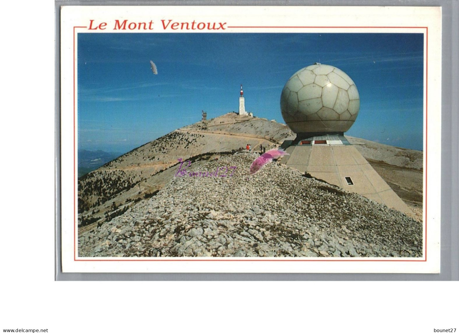 LE MONT VENTOUX 84 - Le Sommet Le Géant De Provence Superbe Panorama Carte Vierge - Autres & Non Classés