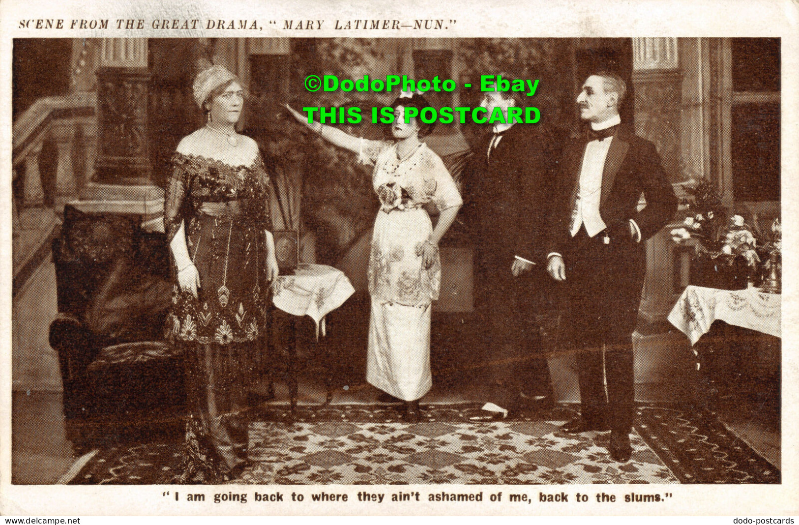 R356939 Scene From The Great Drama. Mary Latimer Nun. I Am Going Back To Where T - World