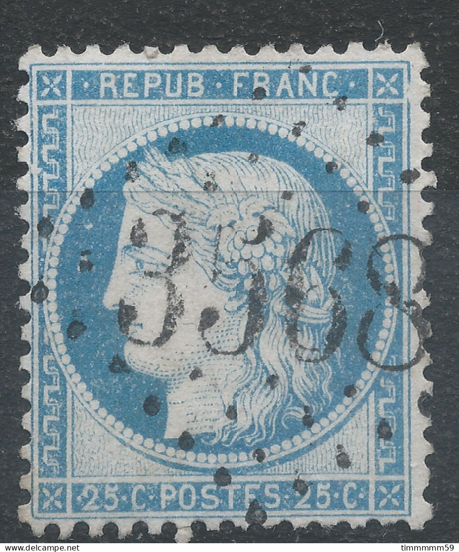 Lot N°83494   Variété/n°60, Oblitéré GC 3568 ST DENIS-S-SEINE(60), Indice 2, Taches Blanches Face Au Visage, Filet EST - 1871-1875 Ceres