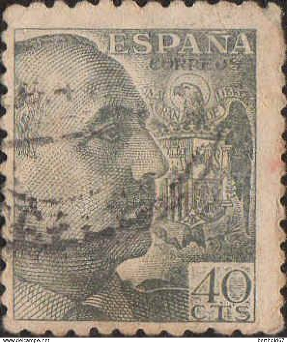 Espagne Poste Obl Yv: 683 Mi:847A Ed:925 General Franco & Armoiries (cachet Rond) - Gebruikt