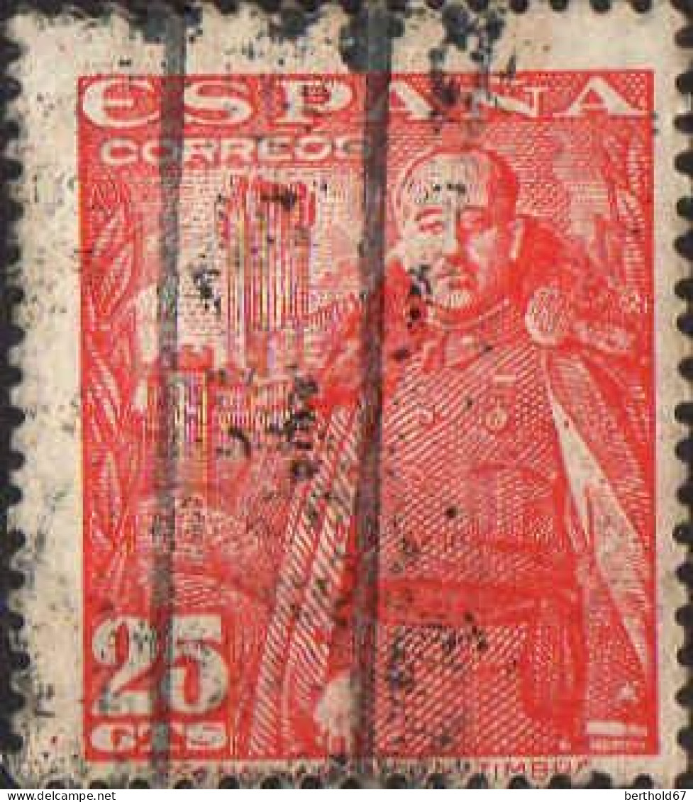 Espagne Poste Obl Yv: 766 Mi:960 Ed:1024 General Franco Devant Château (Obl.mécanique) - Gebraucht