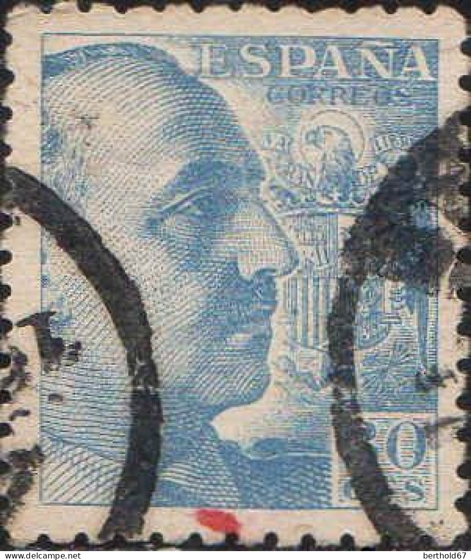 Espagne Poste Obl Yv: 682 Mi:846A Ed:924 General Franco & Armoiries (Beau Cachet Rond) - Gebraucht