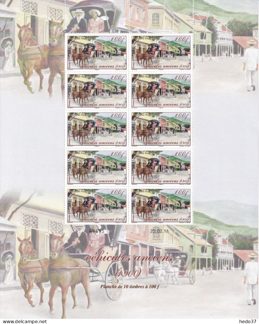 Polynésie N°949/950 - Feuille Entière - Neufs ** Sans Charnière - TB - Unused Stamps