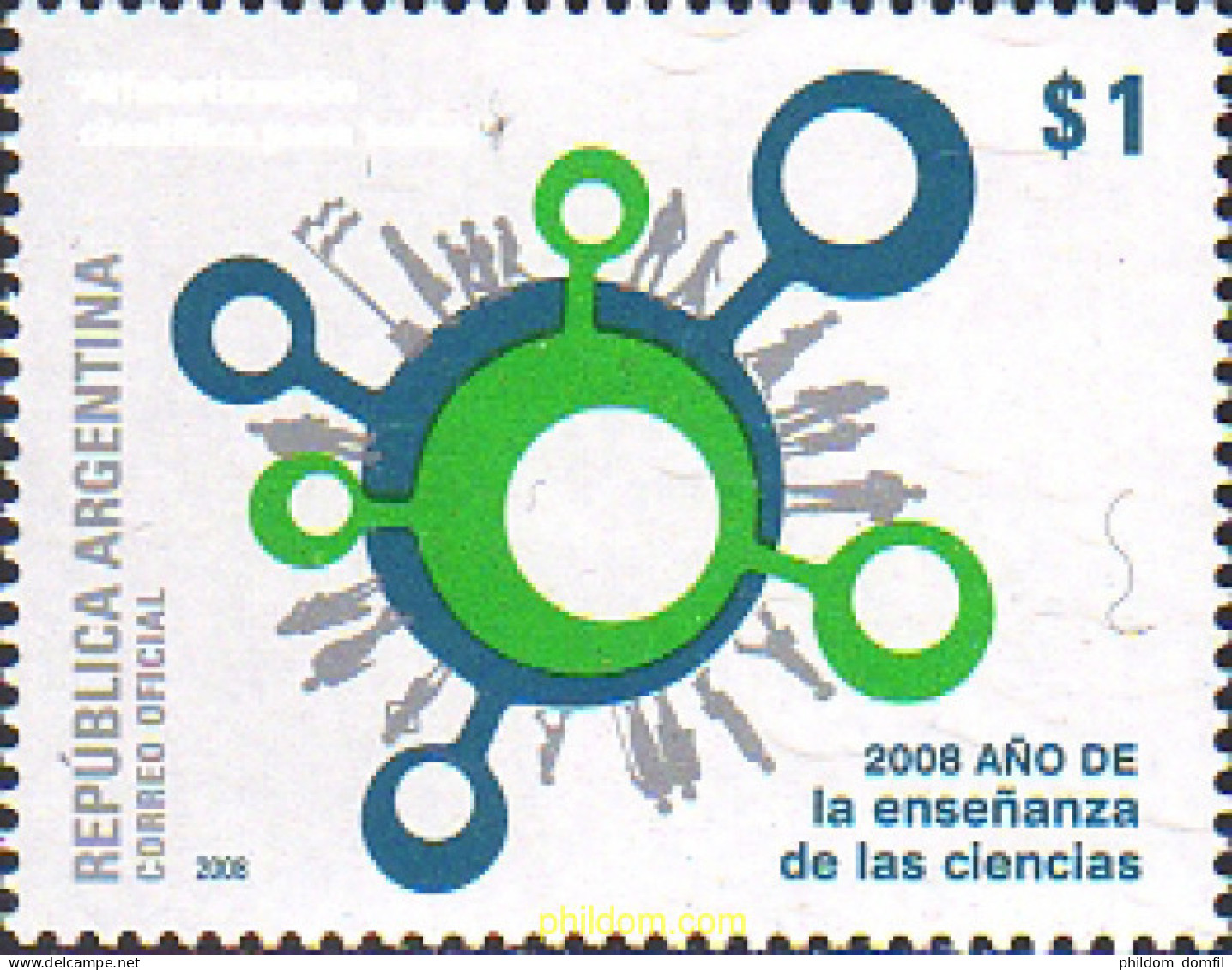 228634 MNH ARGENTINA 2008 AÑO DE LA ENSEÑANZA DE LAS CIENCIAS - Unused Stamps