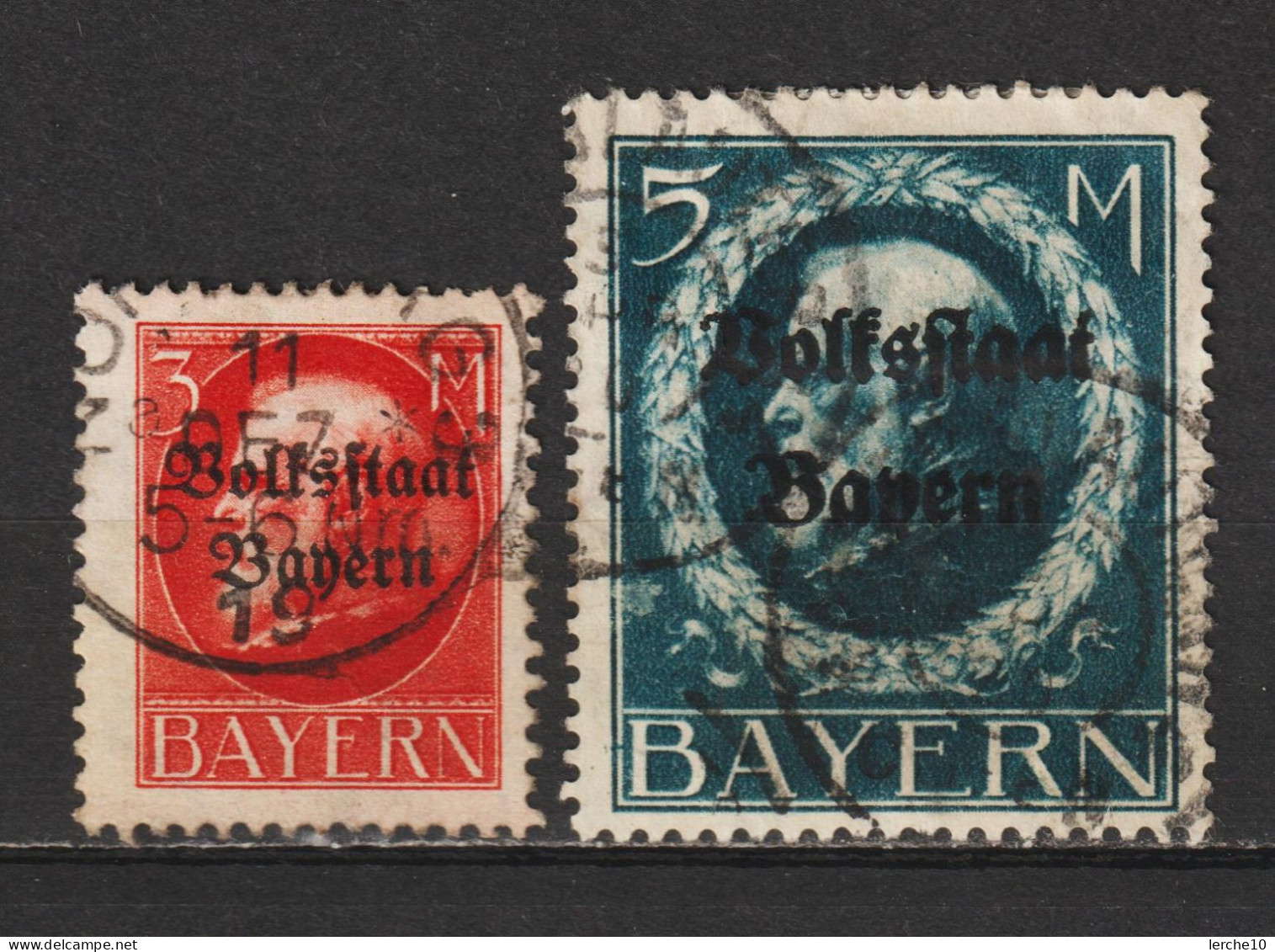 MiNr. 130, 131   (0348) - Afgestempeld