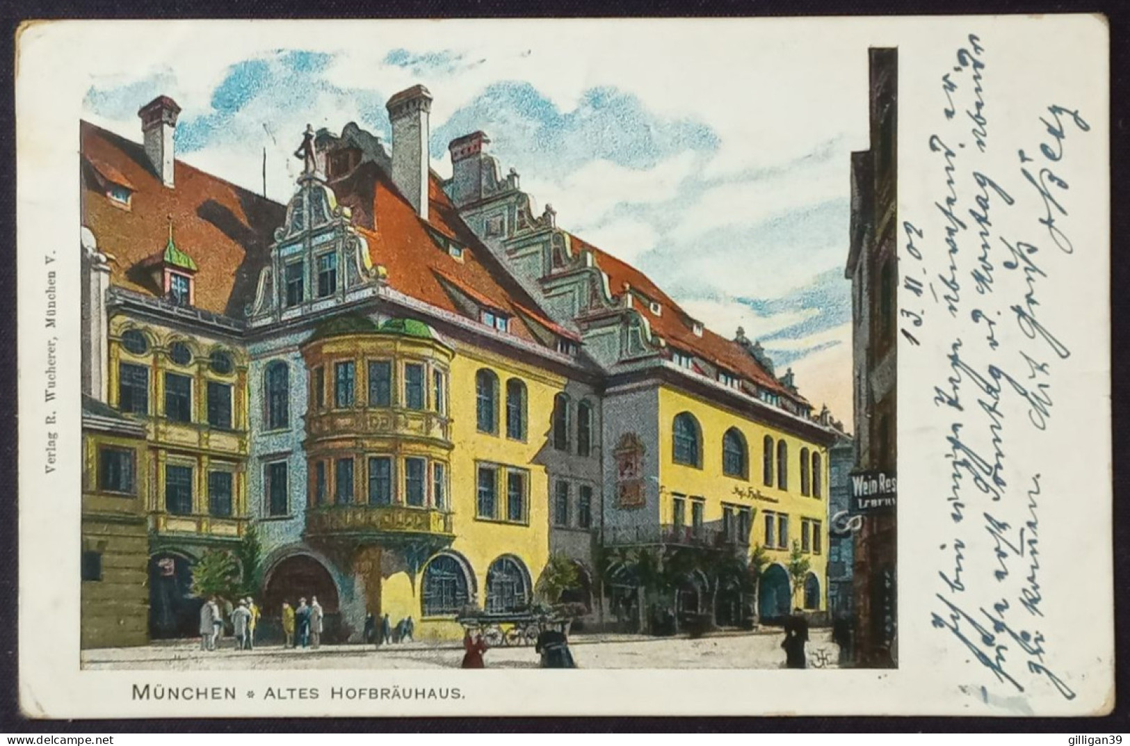 MÜNCHEN, Altes Hofbräuhaus, 1902 Gelaufen - Muenchen