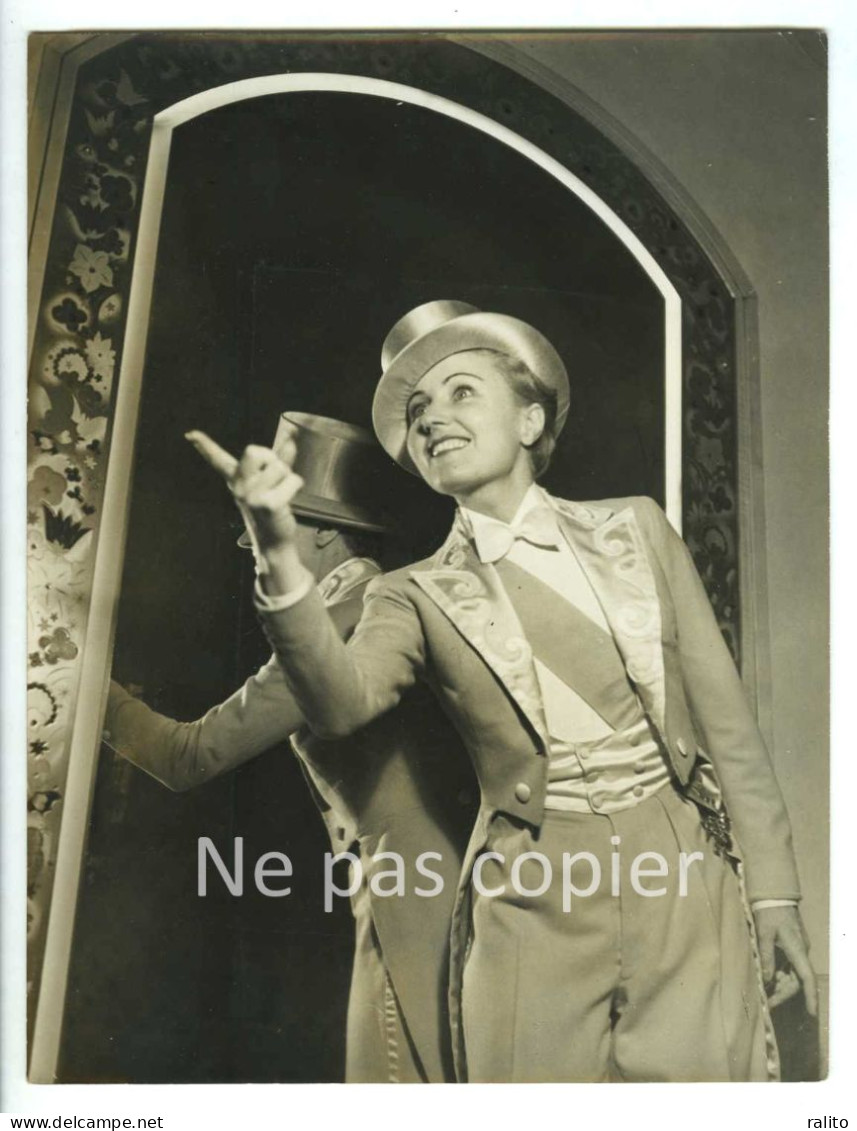 CABARET Vers 1950 Music-Hall Paris Femme Travestie Miroir - Other & Unclassified