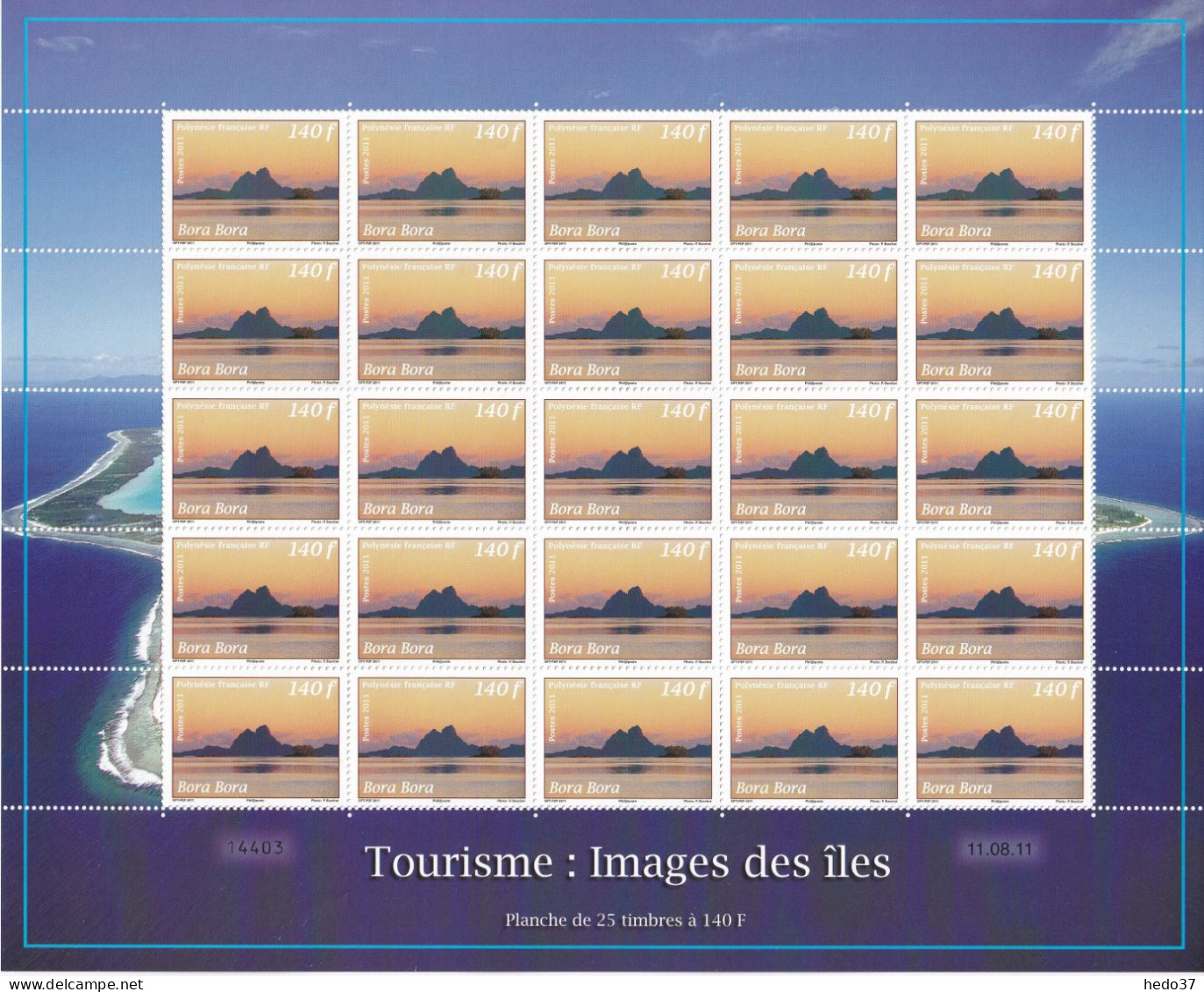 Polynésie N°957/959 - Feuille Entière - Neufs ** Sans Charnière - TB - Unused Stamps