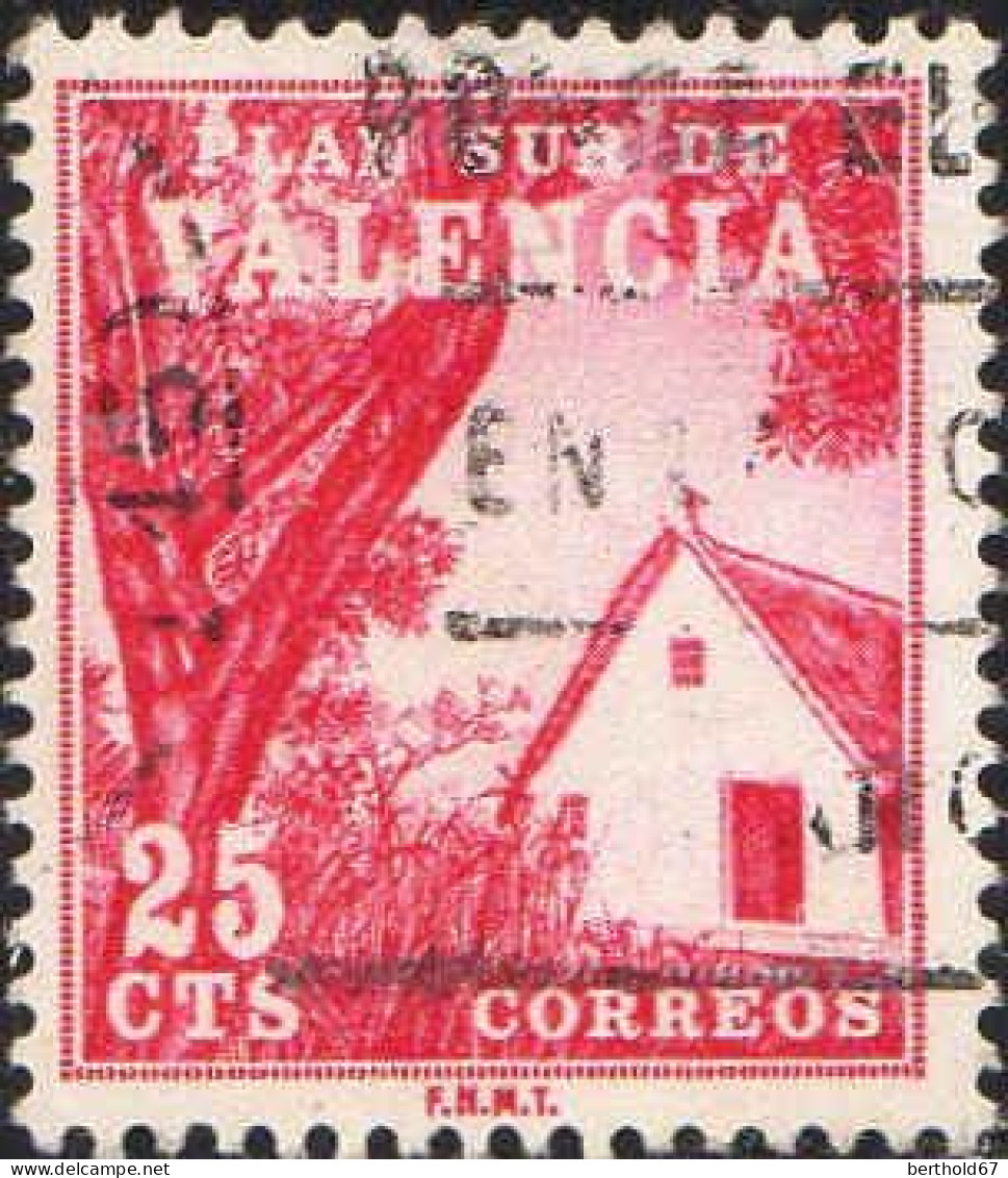 Espagne Poste Obl Yv:1295 Mi:2 Ed:3 Plan Sur De Valencia (Obl.mécanique) - Gebruikt