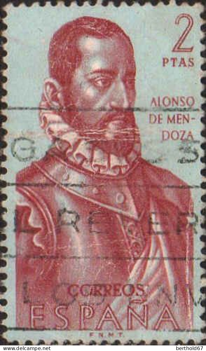 Espagne Poste Obl Yv:1125 Mi:1346 Ed:1454 Alonso De Mendoza (Belle Obl.mécanique) - Used Stamps