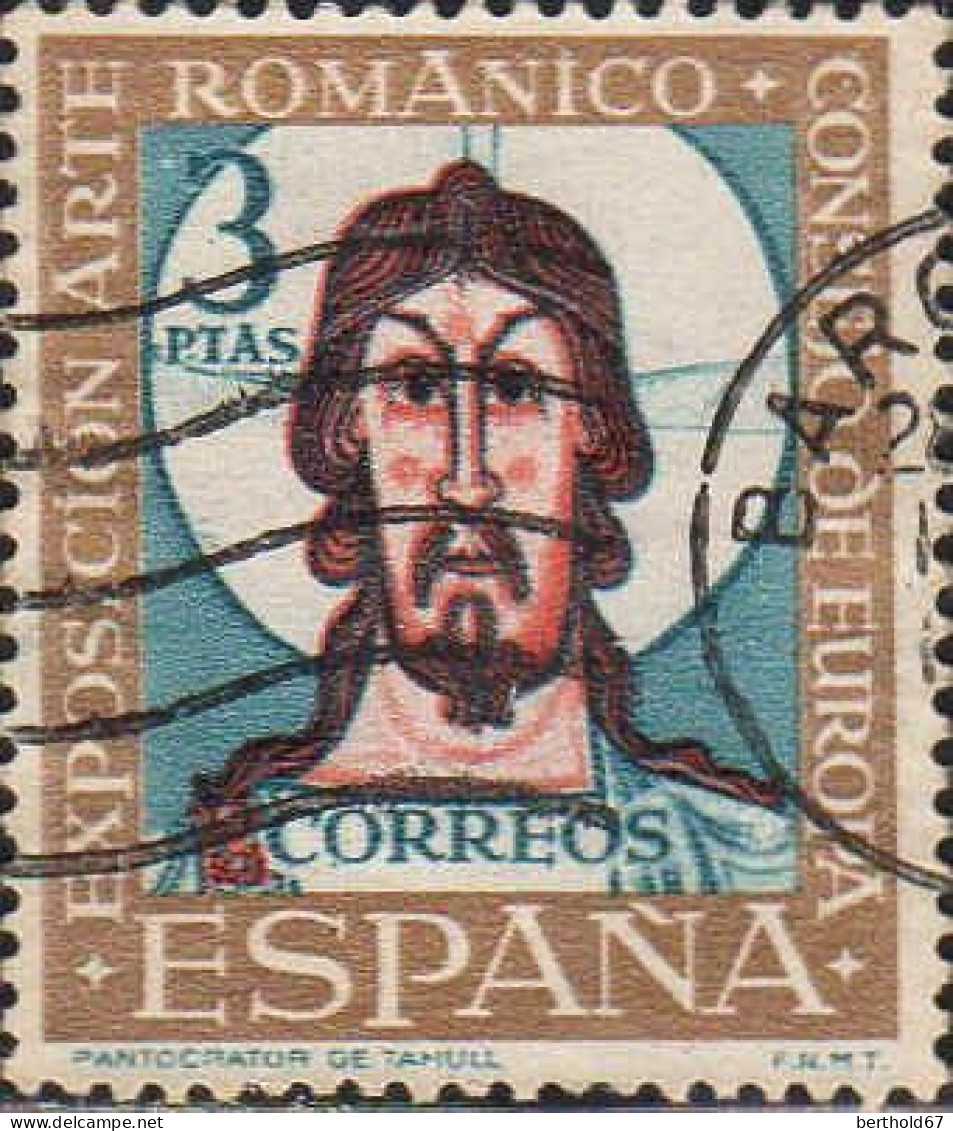 Espagne Poste Obl Yv:1041 Mi:1263 Pantocrator De Tahull (Beau Cachet Rond) - Usati