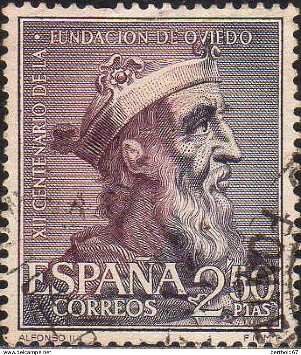 Espagne Poste Obl Yv:1070 Mi:1292 Alfonso II (Beau Cachet Rond) - Usati