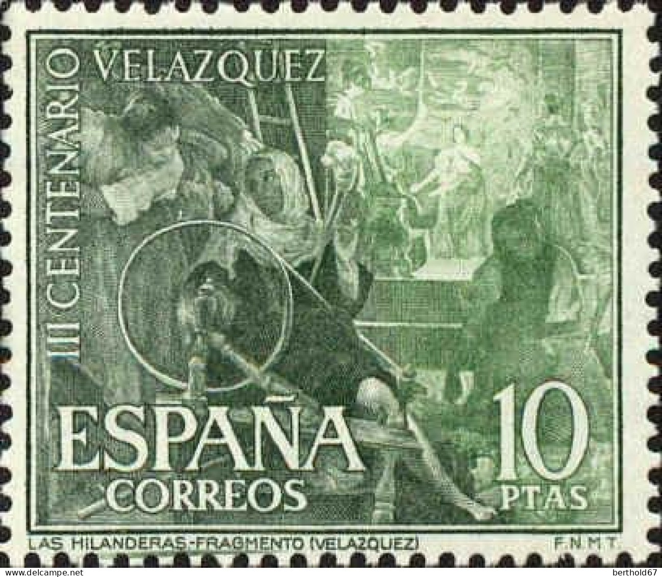 Espagne Poste Obl Yv:1020 Mi:1238 Ed:1343 Las Filanderas-Fragminto Velazquez (Beau Cachet Rond) - Oblitérés