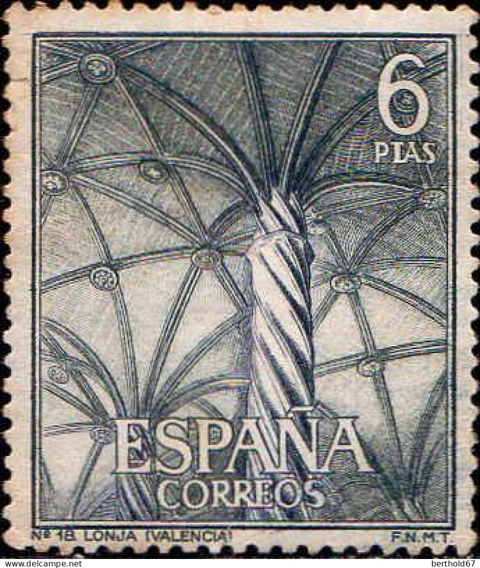 Espagne Poste N* Yv:1311 Mi:1576 Ed:1652 Lonja Valencia (défaut Gomme) - Nuovi