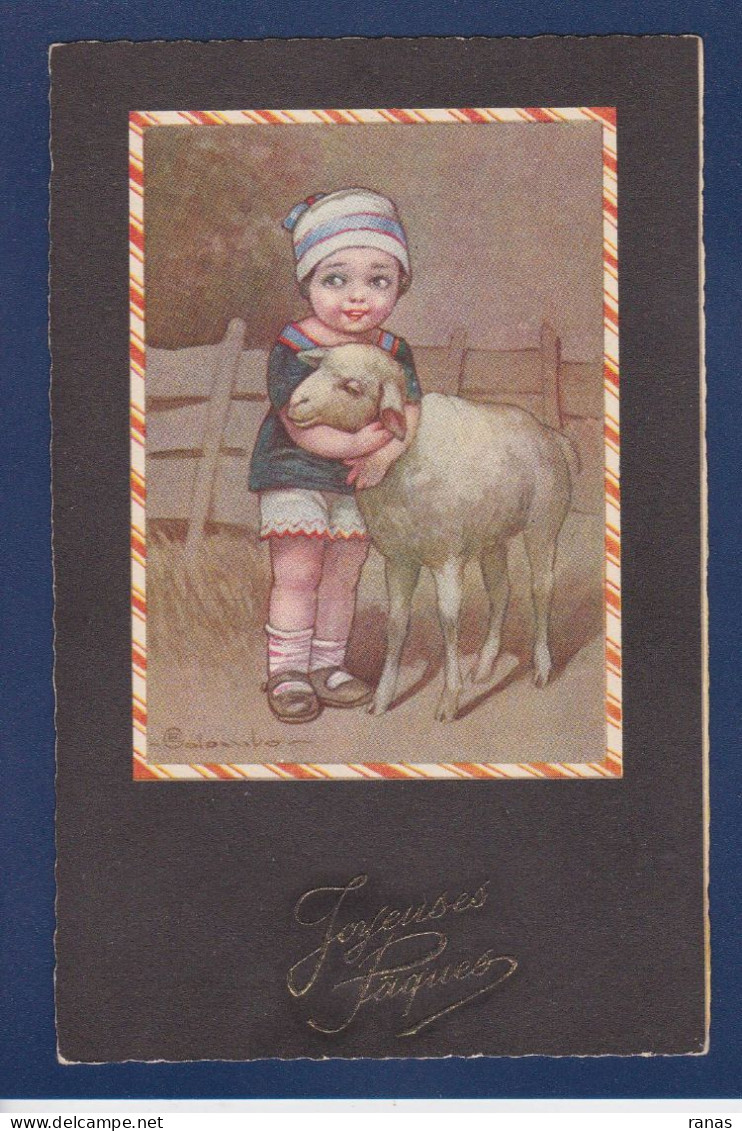 CPA Colombo Enfants Illustrateur Italien Art Déco Non Circulée Mouton 2678 - Colombo, E.