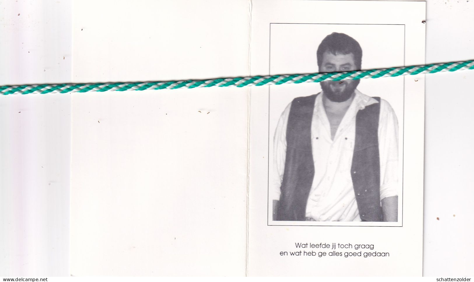 Marc Noppe-Mispelon, Roeselare 1963, Ichtegem 1993. Foto - Obituary Notices