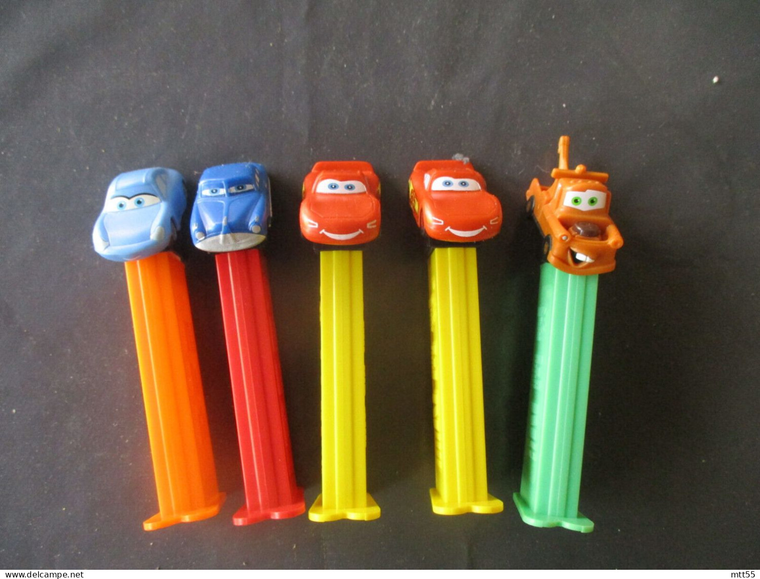 PEZ WALT DISNEY CARS VOITURE LOT DE 5 - Pez